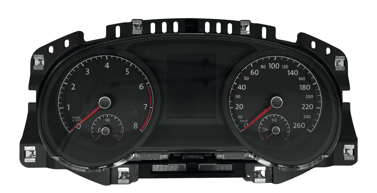 VW Golf VII 5G und Touran 5T Tacho Reparatur – Kombiinstrument zeigt Pixelfehler, Display bleibt dunkel oder Beleuchtung fällt aus jetzt bei Revonik GmbH professionell instand setzen lassen